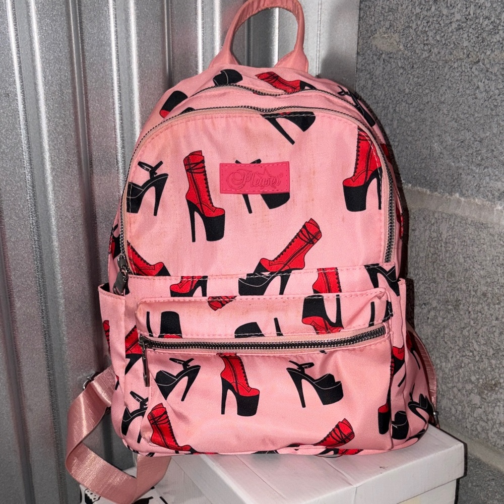 Pleaser *mini* Pink Backpack *free w/ purchase of exotic heels*